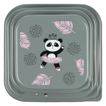 detail Box na svačinu Baagl 4 v 1 Panda