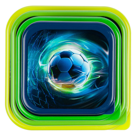 detail Box na svačinu Baagl 4 v 1 Fotbal
