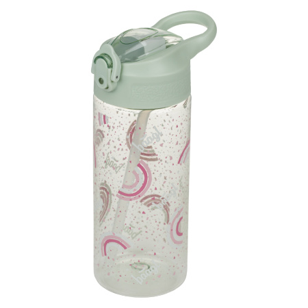 detail Láhev na pití 500 ml BAAGL Tritanová Duha s brčkem
