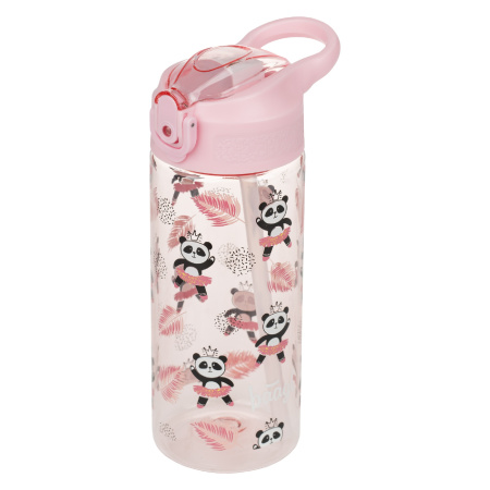 detail Láhev na pití 500 ml BAAGL Tritanová Panda s brčkem