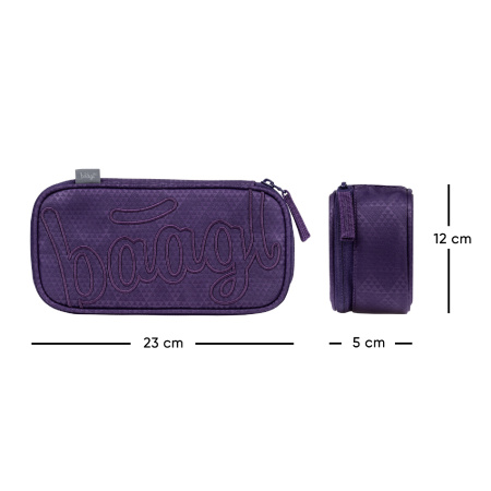 detail Školní penál etue BAAGL Plum