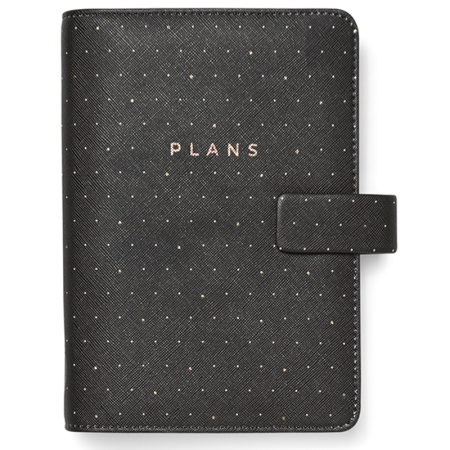 detail Diář Filofax A6 Moonlight černá