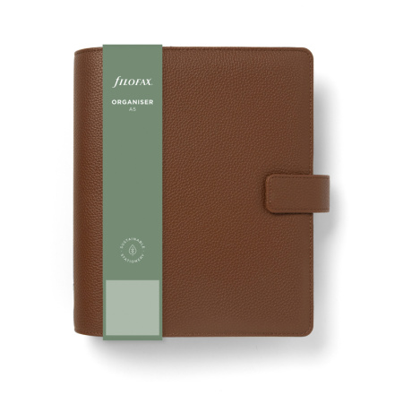 detail Diář A5 Filofax Camden hnědý