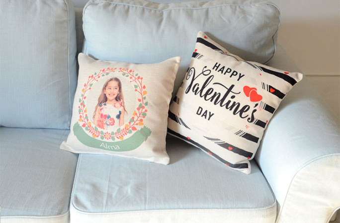 detail Lněný povlak na polštář 40 x 40 cm - natural