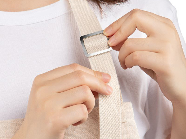 detail Zástěra pro potisk sublimací - imitace lnu