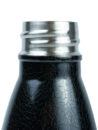 detail Černá termoska Bowlingová kuželka - 500 ml