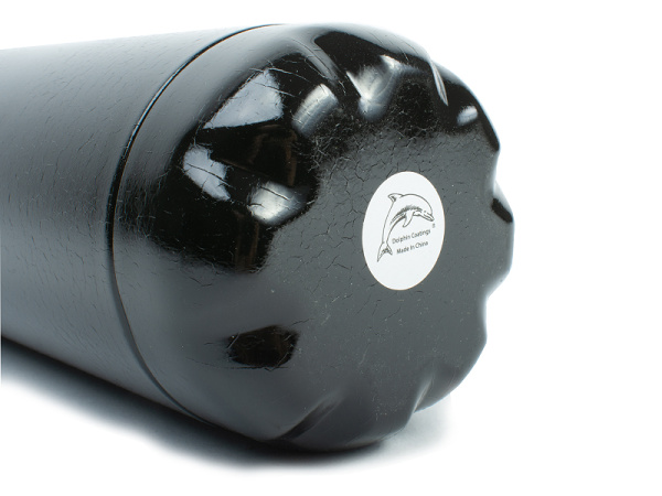 detail Černá termoska Bowlingová kuželka - 500 ml