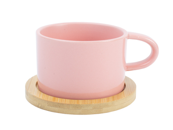 detail Hrnek Makronka - růžový