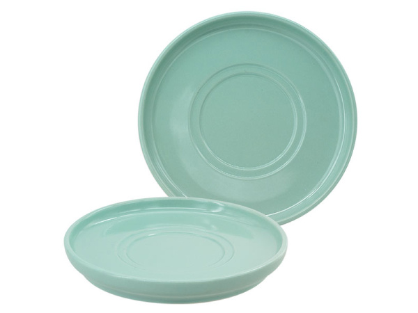 detail Podšálek k hrnku Makronka - mintový