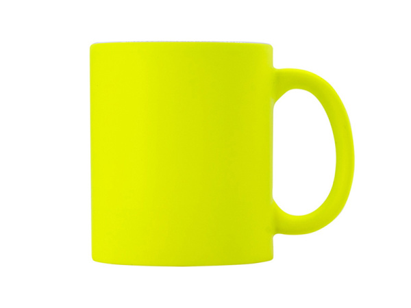 detail Žlutý fluorescentní Hrnek 11 Oz