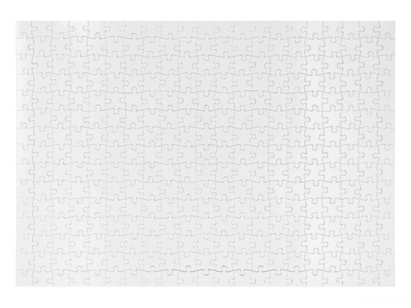 detail Kartonové puzzle pro potisk sublimací A3+ (315 dílků)