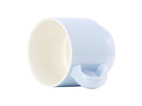 detail Stohovatelný porcelánový hrnek 11 Oz - světle modrý