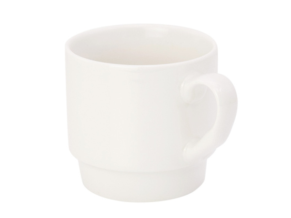 detail Stohovatelný porcelánový hrnek 11 Oz - bílý