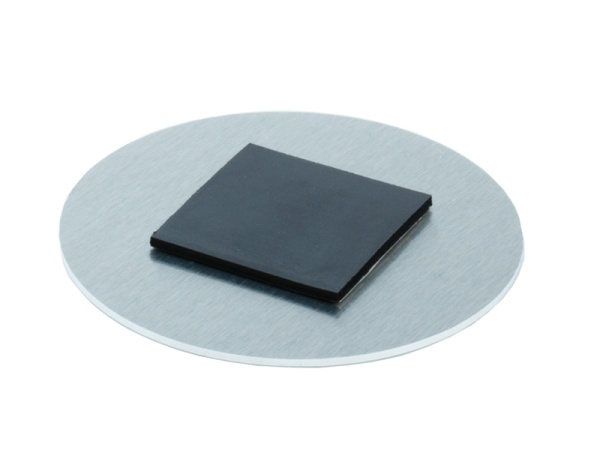 detail Lesklý bílý magnet - Kruh 1