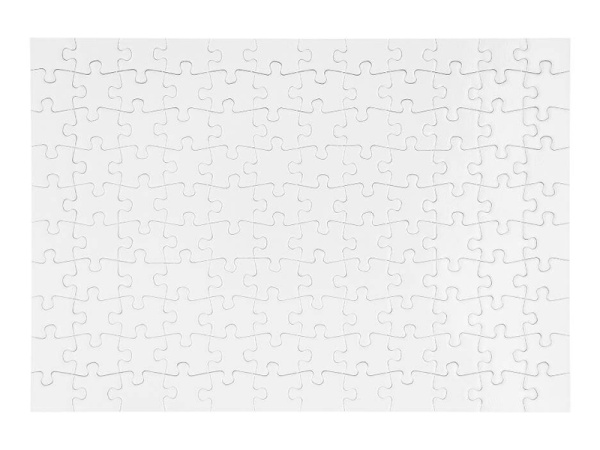 detail Kartonové puzzle pro potisk sublimací A4+ (120 dílků)