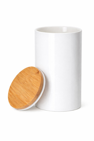 detail Kuchyňská dóza SubliT s bambusovým víčkem 300ml