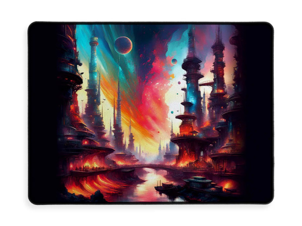 detail Podložka pod myš bílá Premium, 40 x 30 x 0.3cm