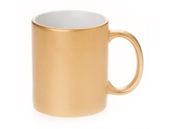 detail Hrnek SubliT zlatý metalický 11 Oz