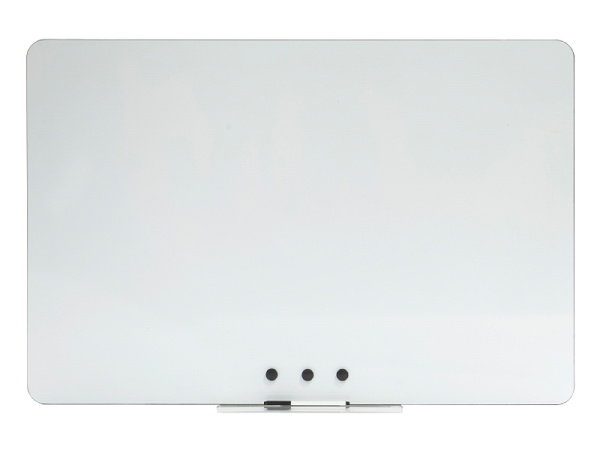 detail Bílá bezrámová magnetická tabule Qboard 87 x 57 cm