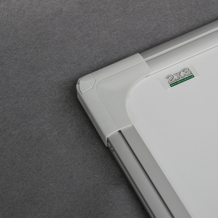 detail Magnetická tabule Ceramic Premium- keramický povrch, hliníkový rám 400x120 cm r