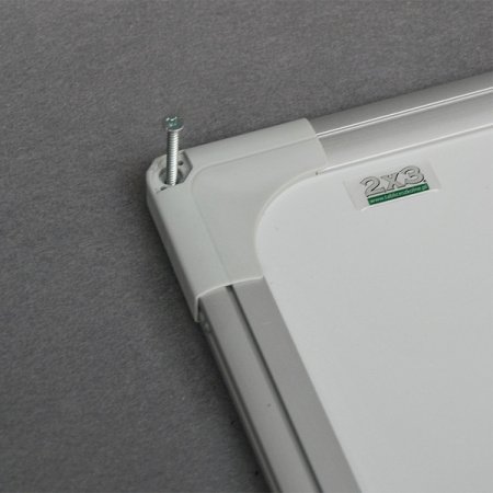 detail Magnetická tabule Ceramic Premium- keramický povrch, hliníkový rám 400x120 cm r