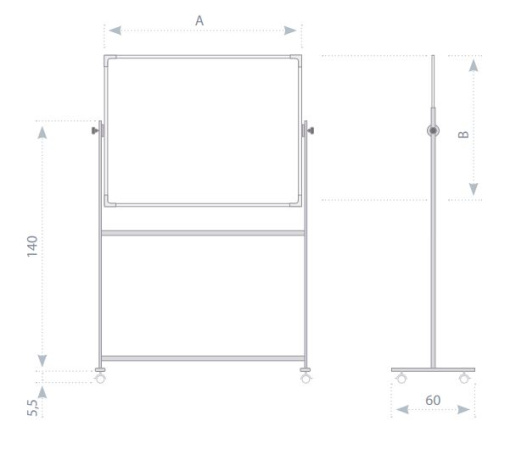 detail Magnetický lakovaný Revolver UKF 120 x 90 cm