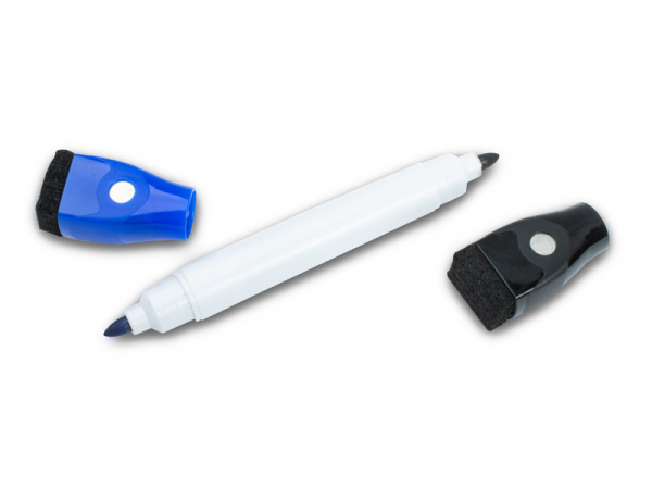 detail Oboustranný dvoubarevný popisovač