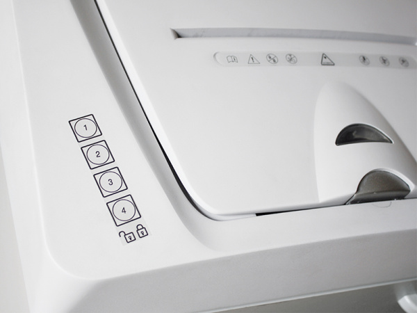 detail Skartovací stroj KOBRA AF.1 C4 s elektronickým zámkem