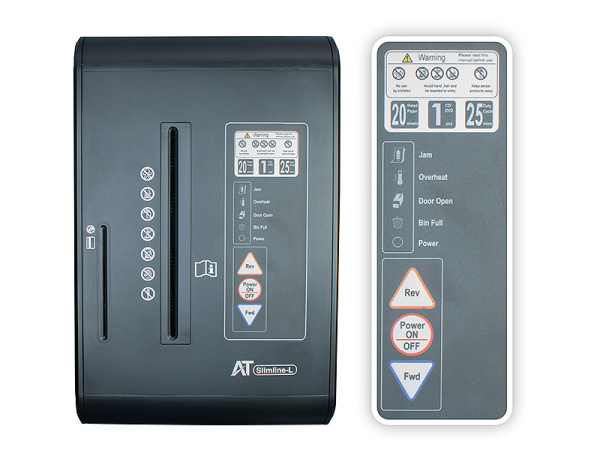 detail Skartovací stroj AT Slimline L (P5)