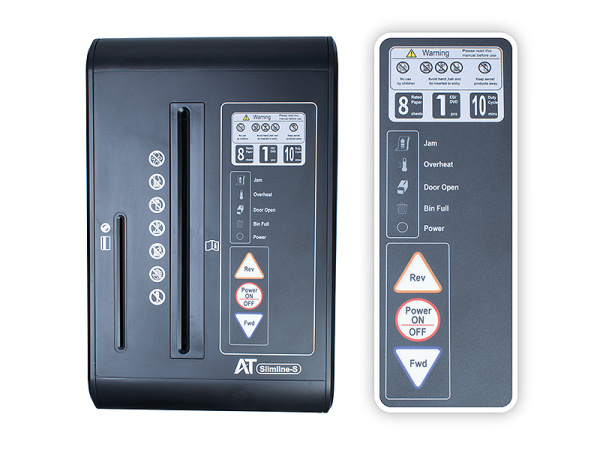 detail Skartovací stroj AT Slimline S (P5)