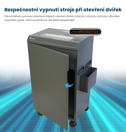 detail Skartovací stroj AT-70MC