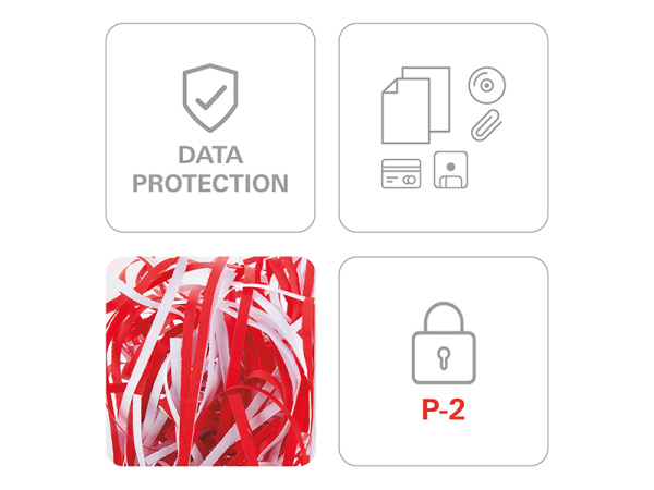 detail Skartovací stroj HSM Pure 830 1.9x15 mm