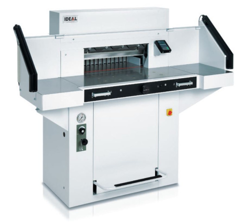 detail Hydraulická stohová řezačka IDEAL 5560 LT se vzduchovým stolem