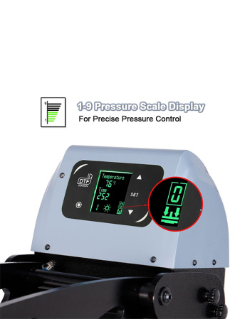 detail Tepelný lis GALAXY GS-105HS Auto Clam SLIDER