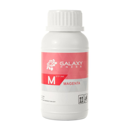 detail Inkoust GALAXY pro DTF - objem 200 ml - magenta