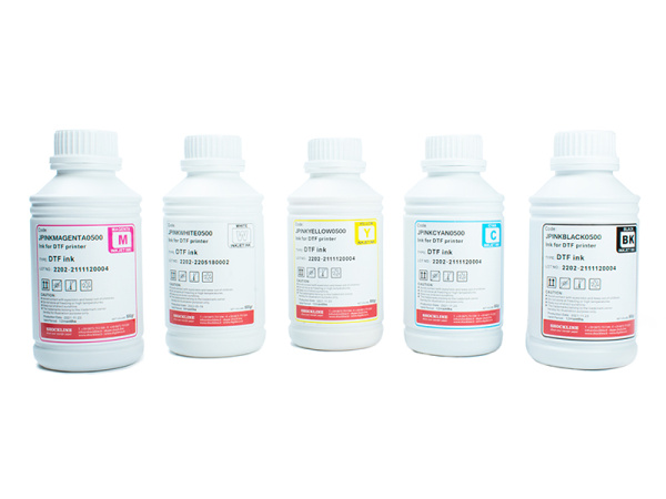 detail Inkoust SHOCKLINE pro DTF - objem 500 ml - černá