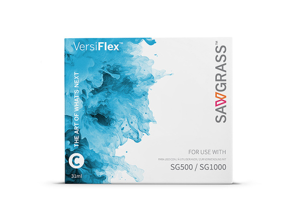 detail VersiFlex inkoust 70 ml pro SG 1000 - Cyan