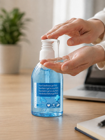 detail Septoclenium - dezinfekční gel na ruce 250 ml