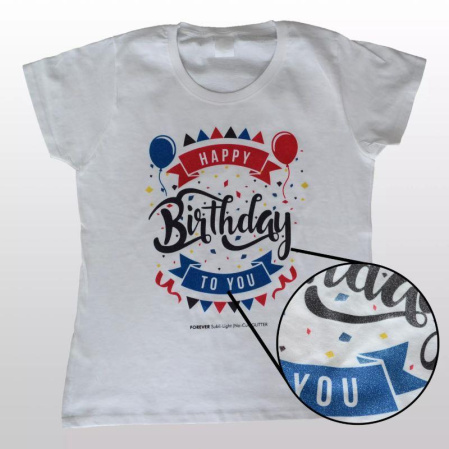 detail FOREVER Subli Light GLITTER ( NO-Cut ) DIN A3