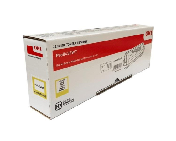 detail Toner pro OKI Pro8432WT - yellow (10k stran)