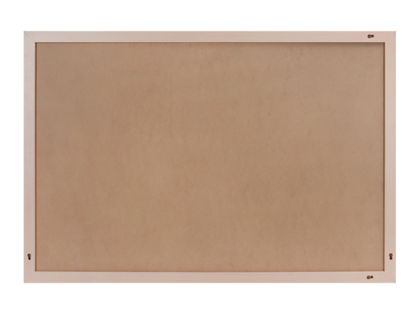 detail Magnetická černá tabule na křídy v dřevěném rámu 86x56 cm