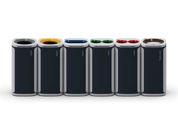 detail Odpadní koš KOBRA WASTEE na kov