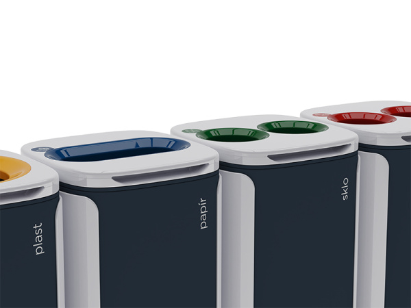 detail Odpadní koš KOBRA WASTEE na plast