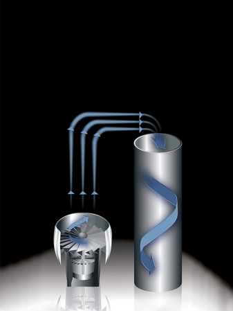 detail Skartovací stroj KOBRA CYCLONE HS 006