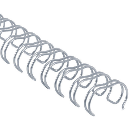 detail Drátěné hřbety 2:1 - 14,3mm - stříbrné- 100ks