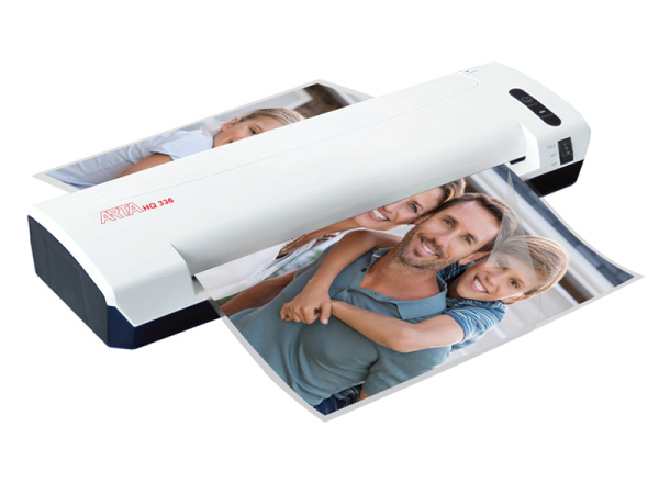 detail Laminátor ARTA HQ 336 A3 s řezacím pravítkem a zaoblovačem