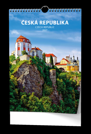 detail Nástěnný kalendář 2027 A3 Česká republika