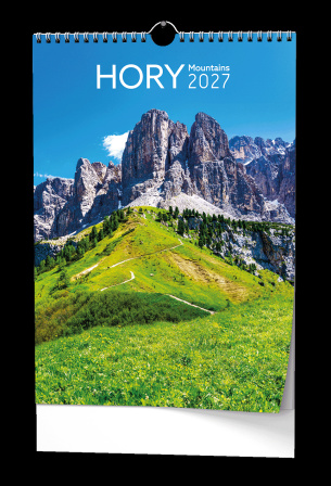detail Nástěnný kalendář 2027 A3 Hory