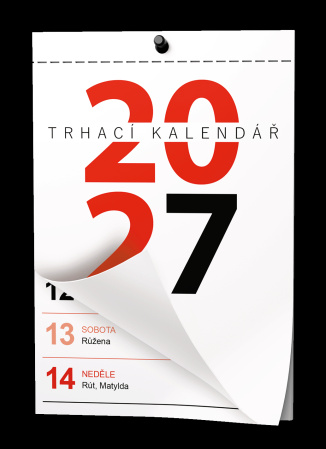 detail Nástěnný kalendář 2027 týdenní trhací A6 Senior I.