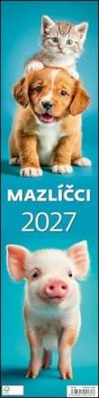 detail Nástěnný kalendář 2027 Mazlíčci